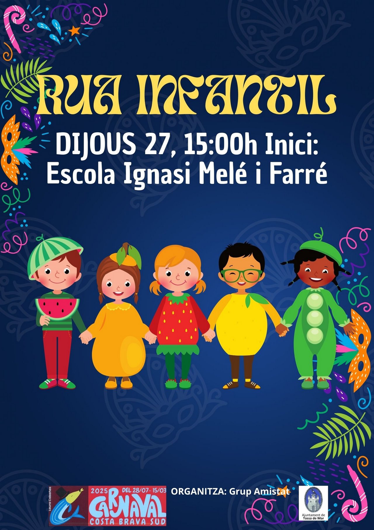 Cartell del Carnaval a Tossa de Mar