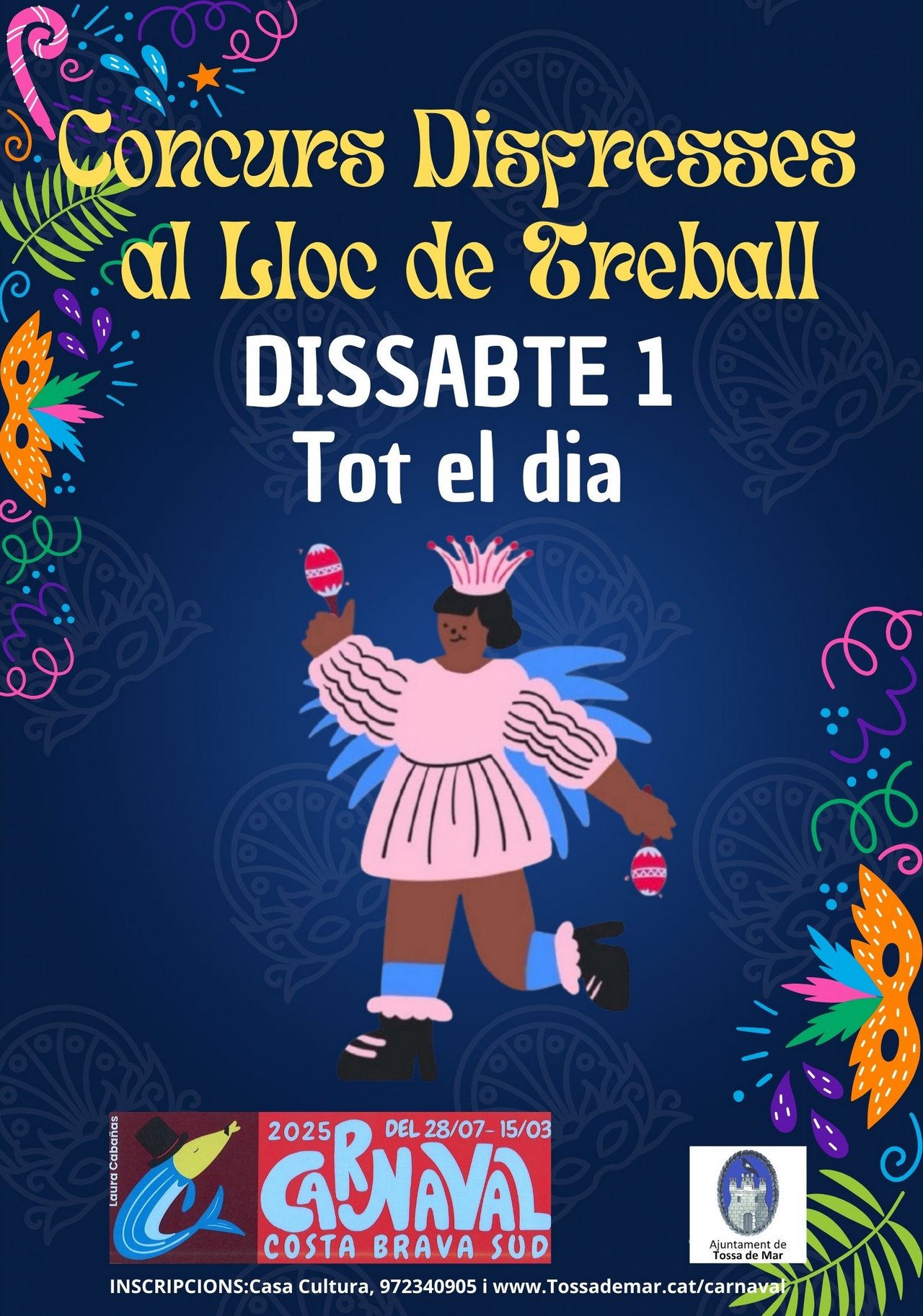 Cartell del Carnaval a Tossa de Mar